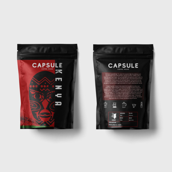 Capsule Coffee Dünya Yöresel Kenya Filtre Öğütülmüş  Kahve 250 G