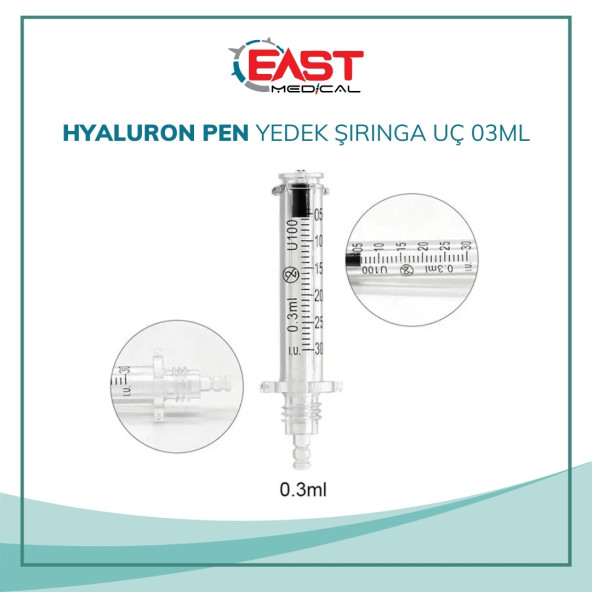 Hyaluron Pen 0.3ml 5 Adet Iğnesiz Başlık