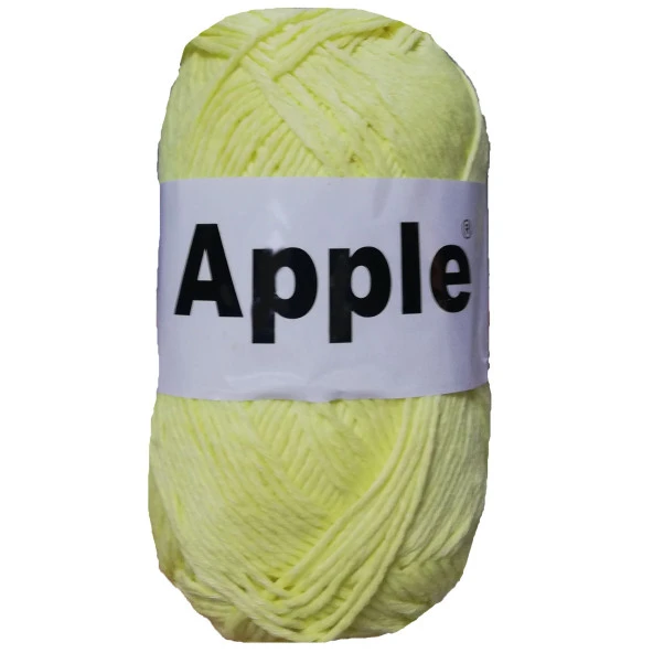 Apple Amigurumi İpi  Açık Sarı ( 100 Gr )