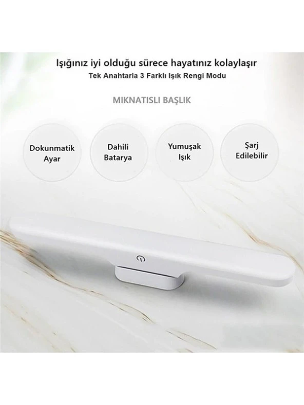 Cata CT-5249 Martı Cabinet Dokunmatik Anahtarlı 3 Renk Modu - 2