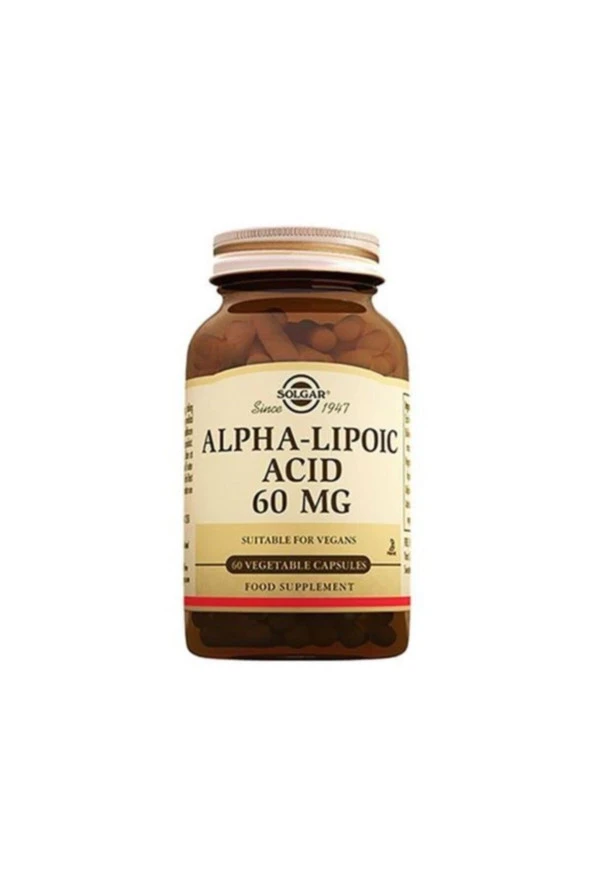 Alpha Lipoic Acid 60 Mg 60 Tablet