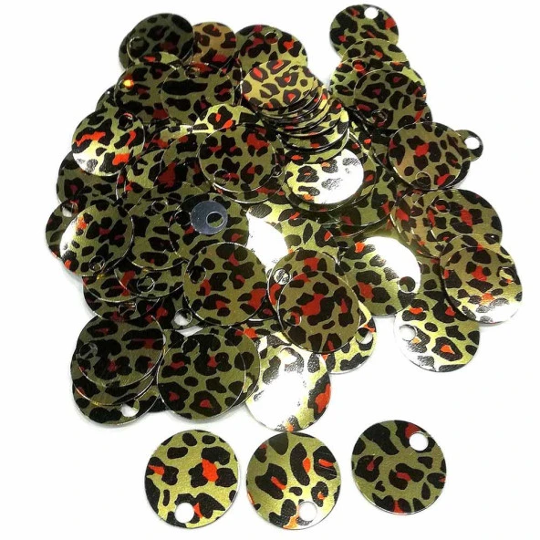 Çanta Ve Supla Pulu 20 Mm ( 25 Gram ) Leopar