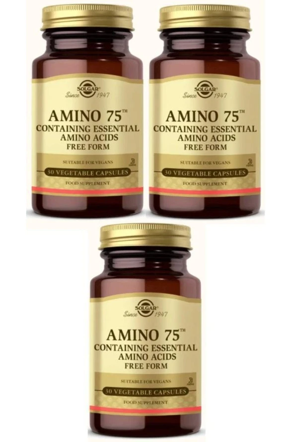 Amino 75 (essential Amino) 30 Kapsül 3 Adet