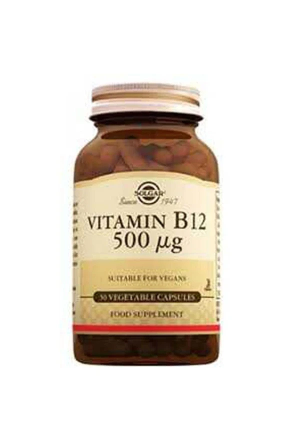 Vitamin B12 500 Mcg 50 Kapsül