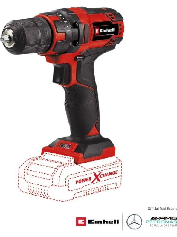 Einhell TC-CD 18/35 Li - Solo, Akülü Matkap