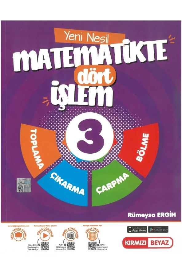 Kırmızı Beyaz 3. Sınıf Yeni Nesil Matematik Dört İşlem