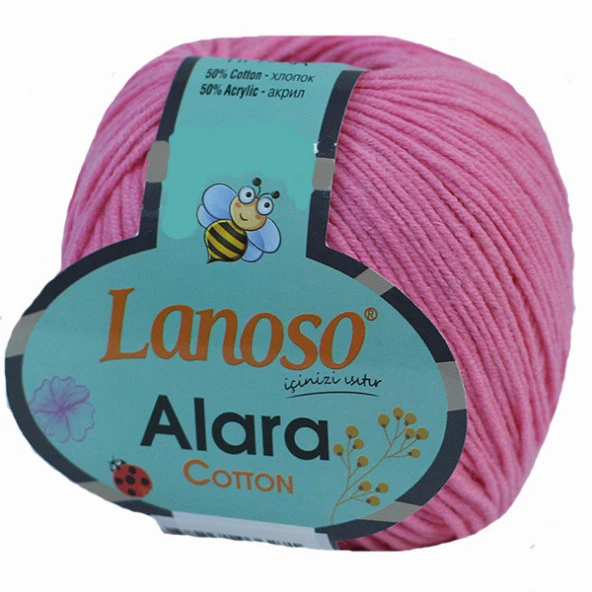 Lanoso Alara Amigurumi Örgü İpi 931 Şeker Pembe