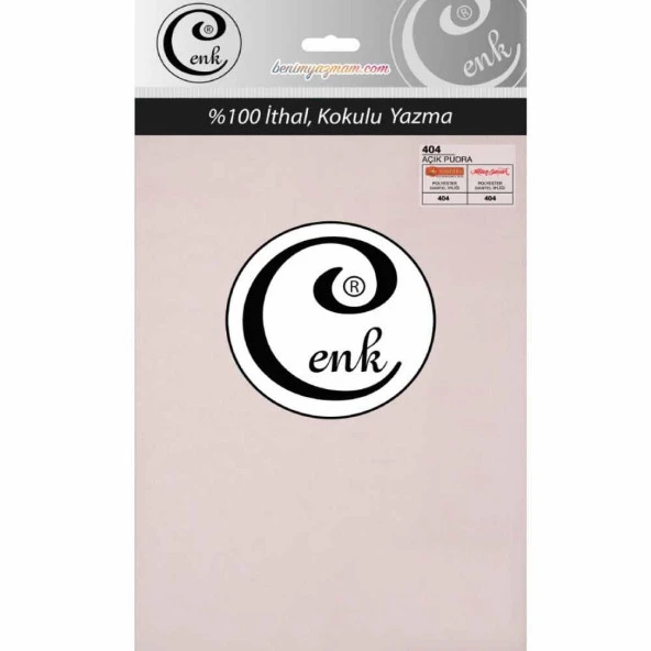 Cenk Poşetli Yazma 100 Cm 404 Açık Pudra ürün görseli