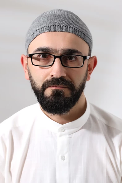 Gri Süper Namaz Dantel Detaylı Örme Orlon Namaz Takkesi - Resim 6