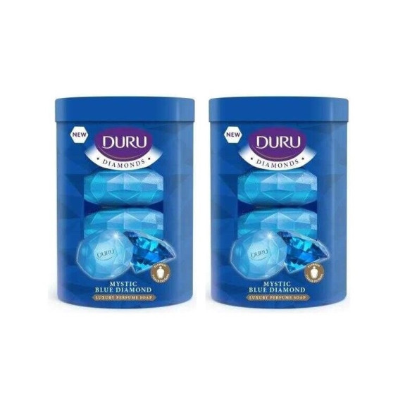 Duru Diamonds Serisi Mystic Blue Diamond Güzellik Sabunu 4 x 90 Gr x 2 Paket