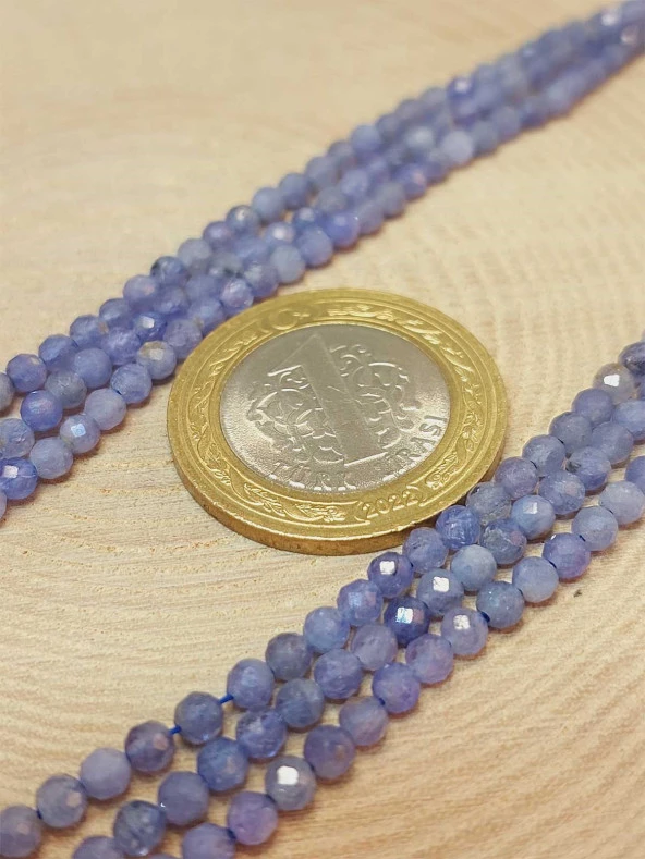 Tanzanit Taşı Dizi 3mm (45944) - Resim 2