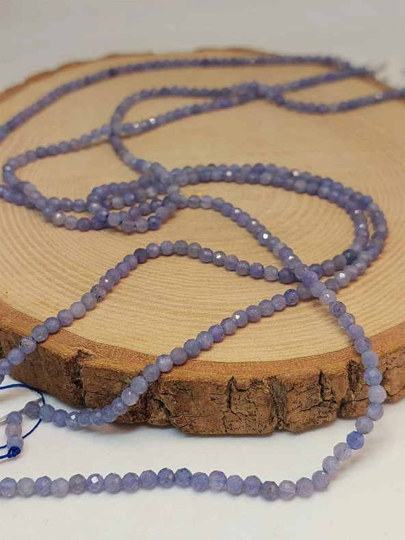 Tanzanit Taşı Dizi 3mm (45944) - Resim 3