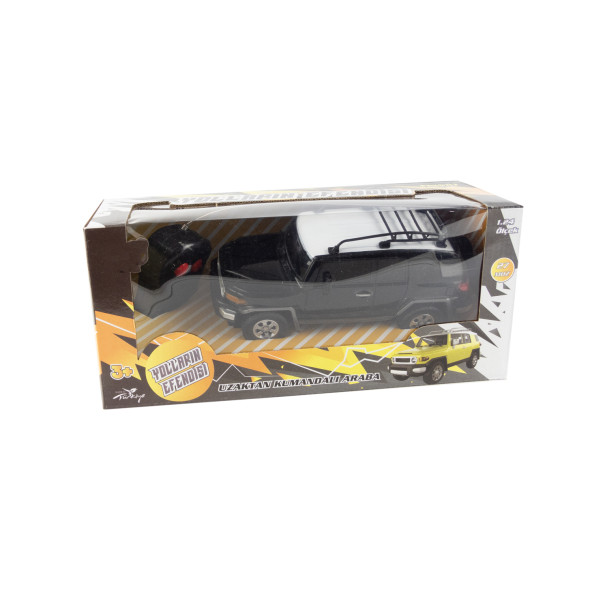 1:24 Ölçek Uzaktan Kumandalı Jep Araba Yarım Fonksiyon Siyah - 5