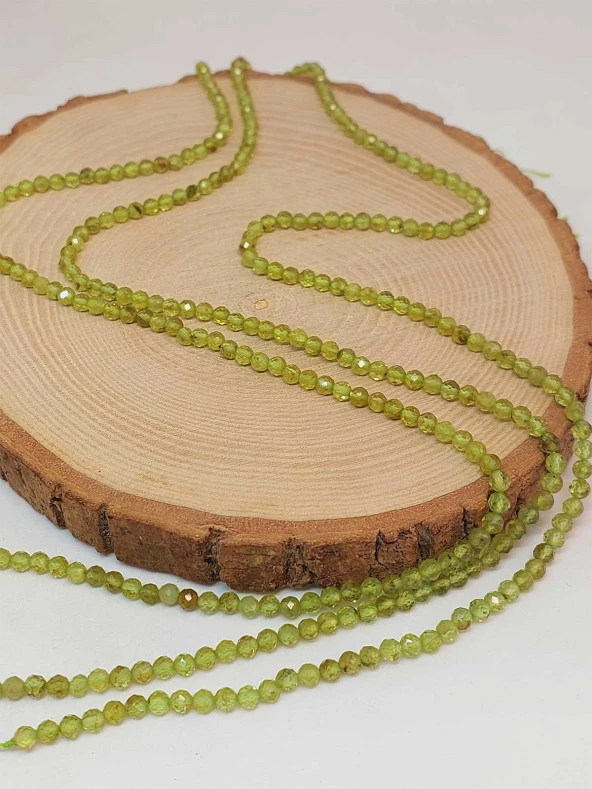 Peridot (Zebercet) Taşı Dizi 3.5mm (45946) - Resim 3