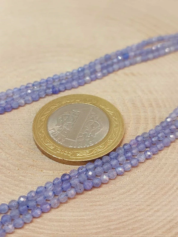 Tanzanit Taşı Dizi 2mm (45948) - Resim 2