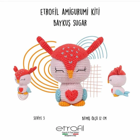 Etrofil Amigurumi Kiti Baykuş Sugar