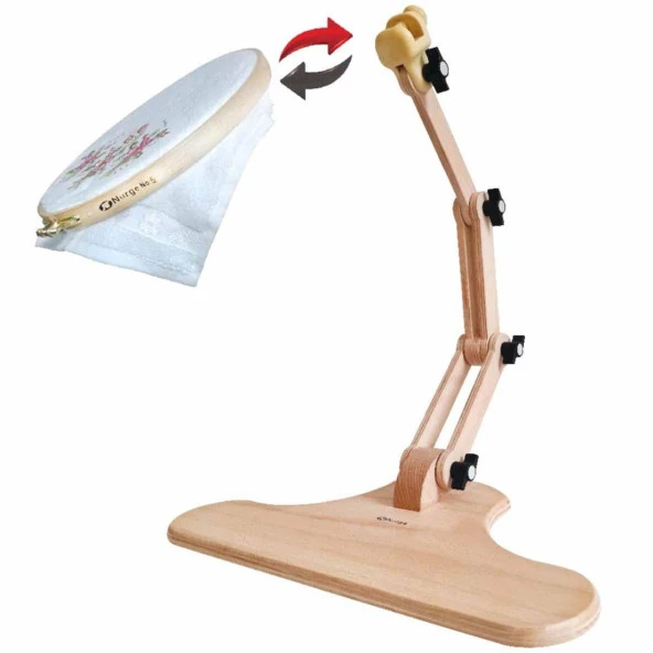 Nurge Ayarlı Oturaklı Nakış Standı (190-4)