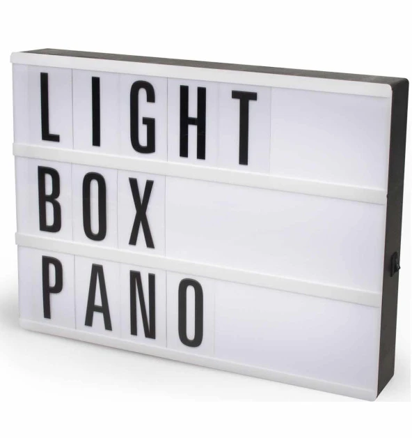 Light Box Led Işıklı Yazı Panosu ( 30 X 22 Cm )