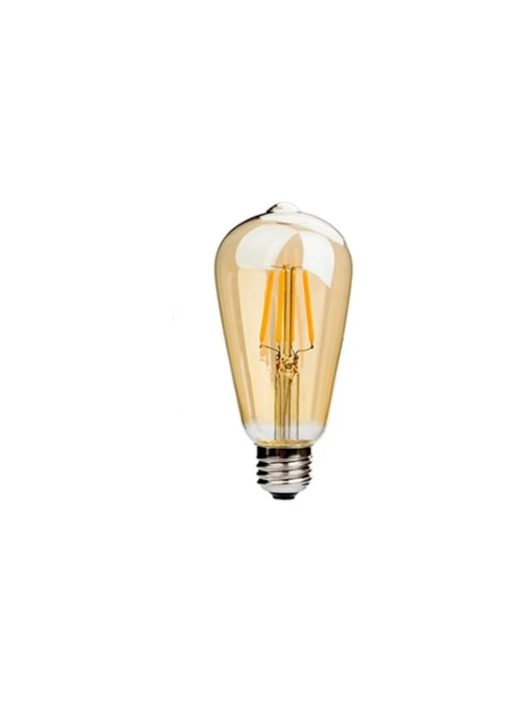 Cata Rustik LED Ampul ST64 6W E27 Duy Amber Işığı