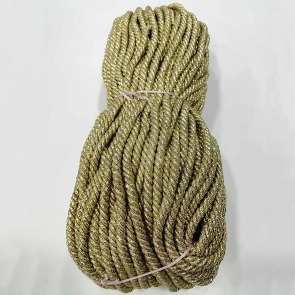 Kordon İp Altın Simli ( 50 Metre )