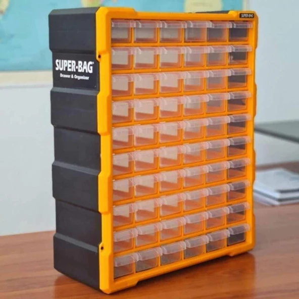 Monoblock Organizer Seti 60 Çekmeceli Hobi Kutusu