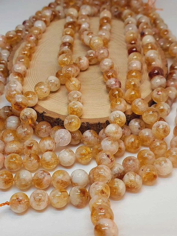 Sitrin Taşı Açık & Koyu Karışık Renk Dizi 12mm - Resim 2