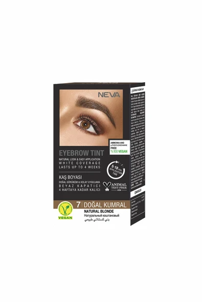 NevaKaş Boyama Seti 7 Doğal Kumral %100 Vegan