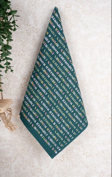 %100 Pamuk İkili 40x66 Cm Nakışlı Desenli El&Yüz Havlu/Havlu Seti - Resim 7