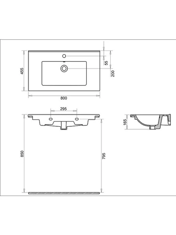 Turavit Bella 065 cm Etejerli Lavabo - 2