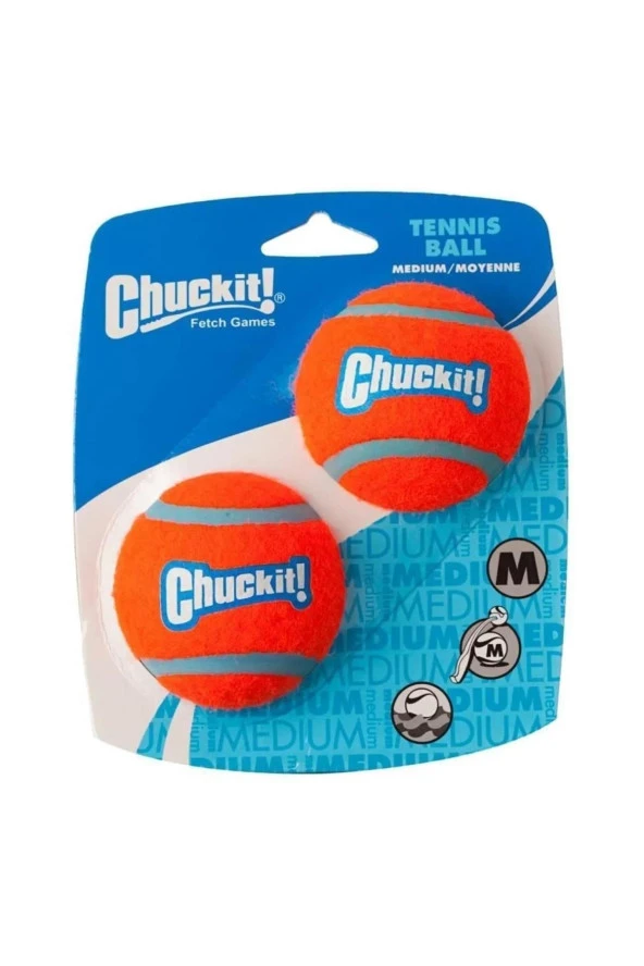 Chuckit 2li Köpek Tenis Topu Medium 6,4 Cm
