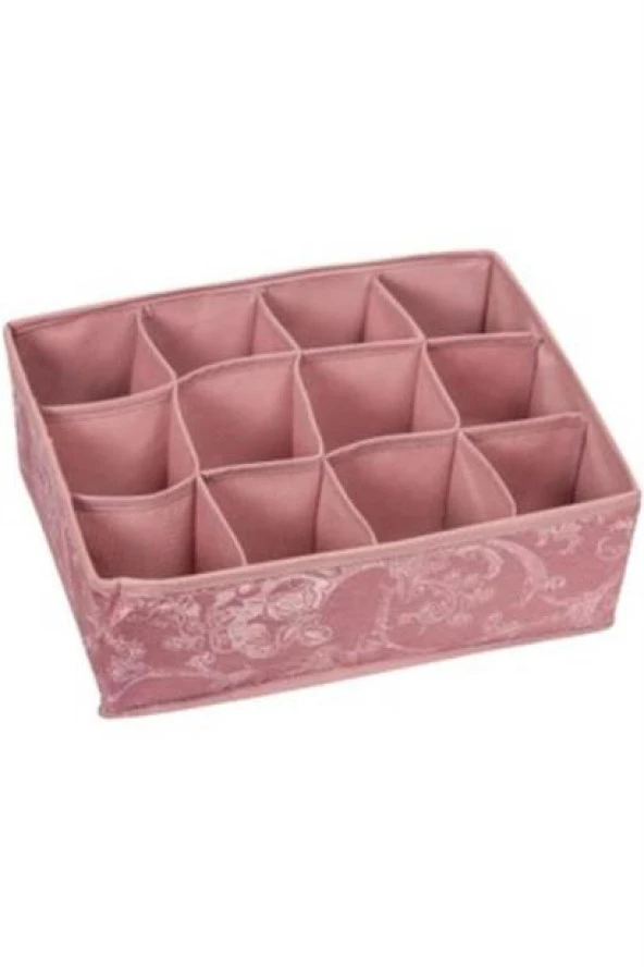 BUFFER® 12 Bölmeli Çekmece İçi Çorap Çamaşır Düzenleyici Bez Organizer - 4