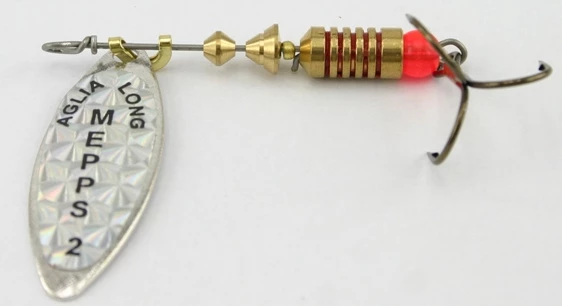 Mepps Aglia Long Rainbo Söğüt Gri No:2 ürün görseli 1