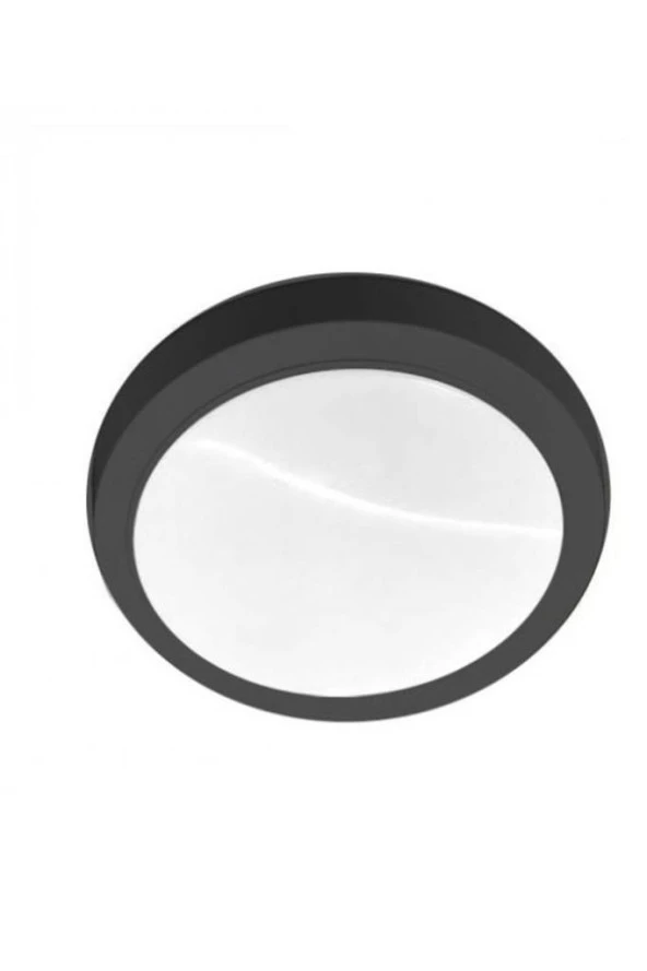 Şahnet 20W Siyah Ledli Tavan Armatürü 6400K Beyaz Işık - Siyah Kasa - Resim 3