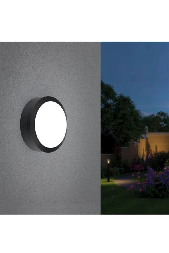 Şahnet 20W Siyah Ledli Tavan Armatürü 6400K Beyaz Işık - Siyah Kasa - Resim 4