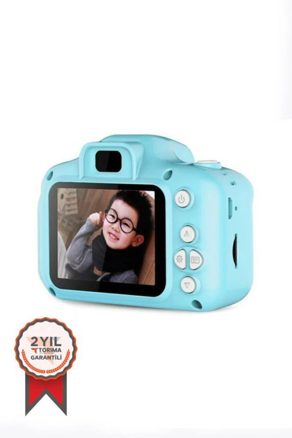 Torima Mavi Renk Mini 1080p Hd Çocuk Kamera Dijital Fotoğraf Makinesi 2.0 Inç Ekran