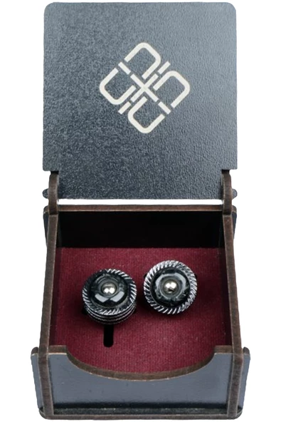 Erkek Taşlı Kol Düğmesi - 2