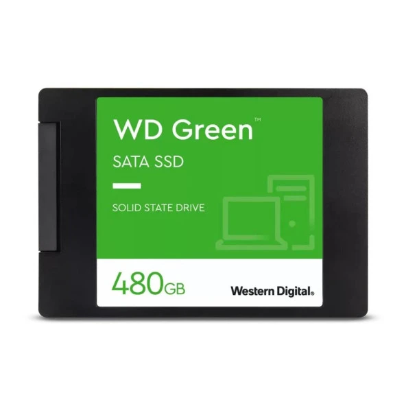 WD GREEN 480 GB 2,5" SATA3 SSD 545MB/S WDS480G3G0A