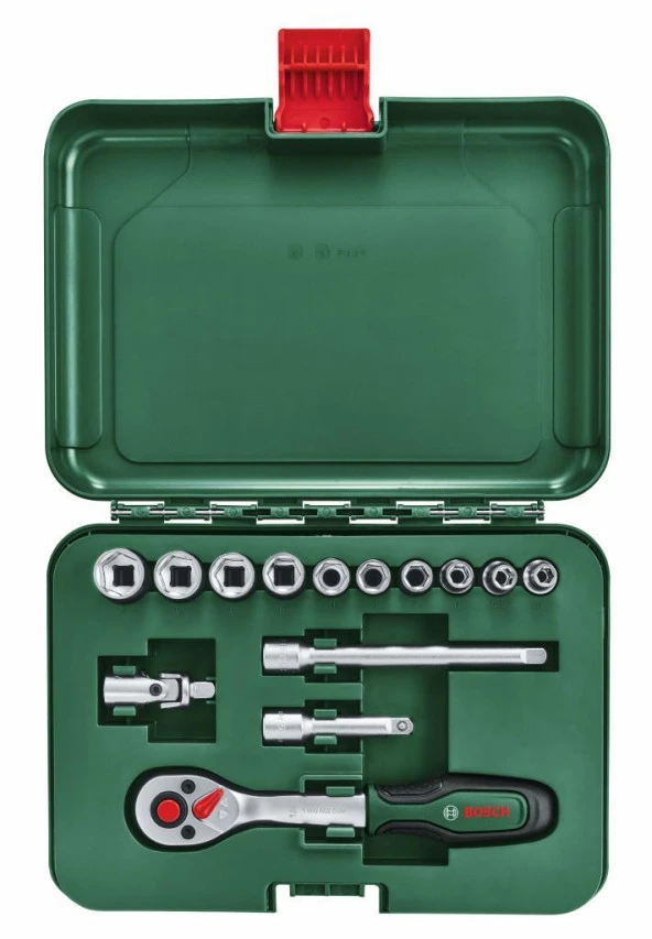 Bosch Home and Garden 1/4" Lokma Seti 14 Parça - 1600A02BY0