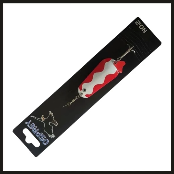 Uyguna-Yakala No:2/30 Gr Beyaz-kırmızı Turna Kaşık-KAŞ.363 - Resim 2