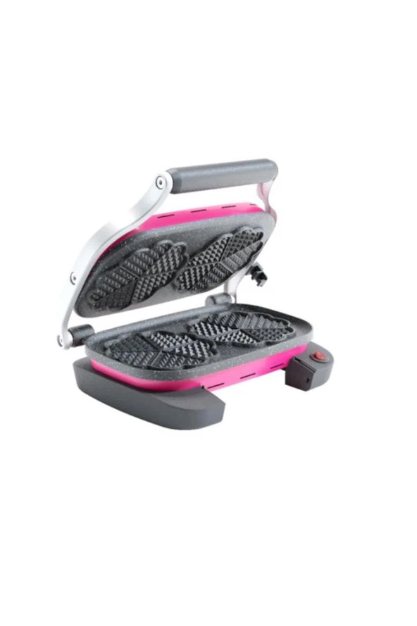 Aksu Vintage Waffle Makinesi Double Barbie Pembe - 6