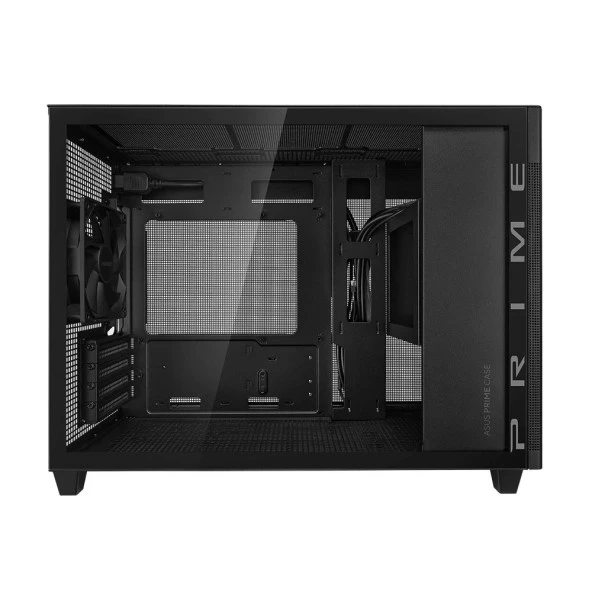 ASUS PRIME AP201 1x120mm Fanlı USB 3.2 Siyah Temperli Camlı Small Tower mATX Kasa - Resim 4