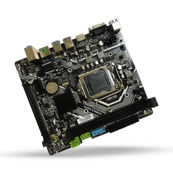 SECLIFE H61DA1 1155P DDR3 LAN HDMI/VGA M.2 mATX - Resim 2