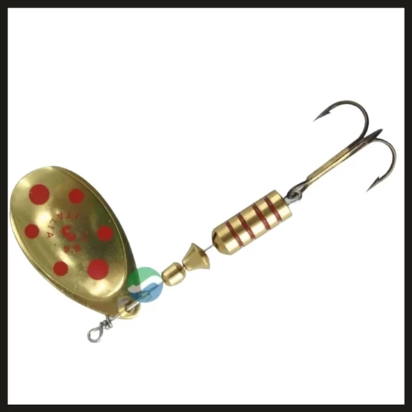 Uyguna-Yakala Altın/kırmızı No:3 20213 Ilba Tondo-KAŞ.174 - Resim 2