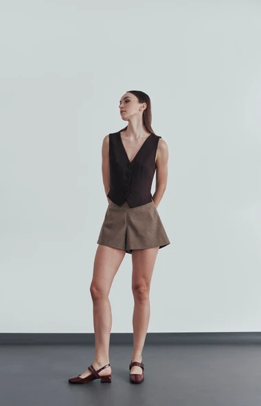 Muggo JANE Garantili Arkası Açık Kare Burunlu Kadın Günlük Kısa Topuklu Ayakkabı - 10