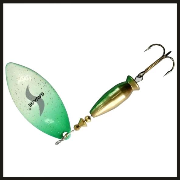 Uyguna-Yakala Alt Beyaz/ Üst Yeşil No:2/20 Gr Savage Alpha Long-KAŞ.102 ürün görseli