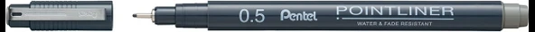 Pentel Pointliner Fiber Uçlu Teknik Çizim Kalemi 0.5mm Grey ürün görseli