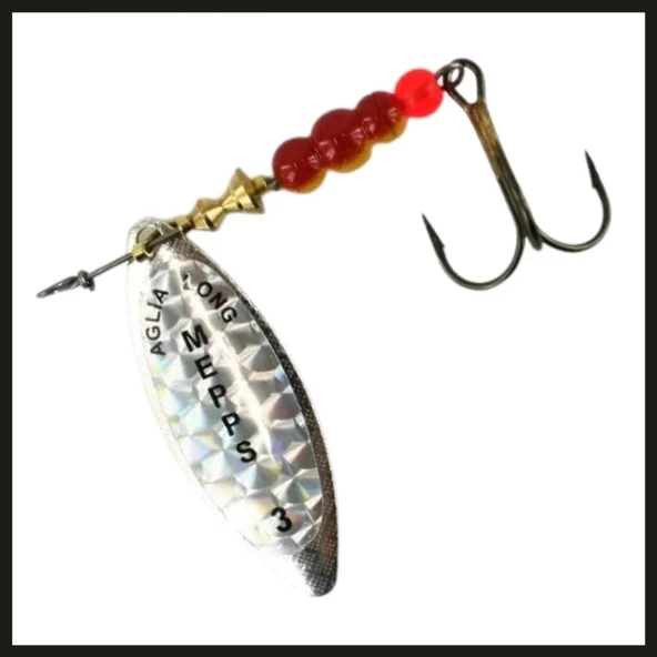 Uyguna-Yakala Söğüt Gri No:3Mepps Aglia Long Rainbo-ÖKŞ.008 ürün görseli