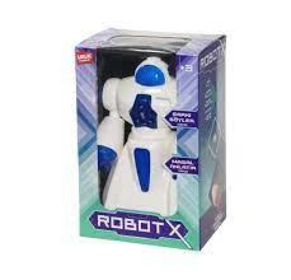 TÜRKÇE SESLİ KUTULU PİLLİ ROBOT X