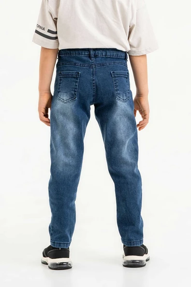 Çift Cepli Fermuarlı Klasik Erkek Çocuk Pantolon - Resim 11