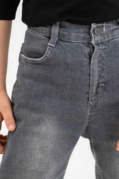 Çift Cepli Fermuarlı Klasik Erkek Çocuk Pantolon ürün görseli 1